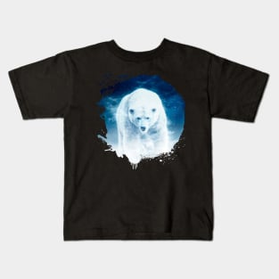 Polar Bear Animal Wildlife Nature Adventure Winter Cold Arctic Kids T-Shirt